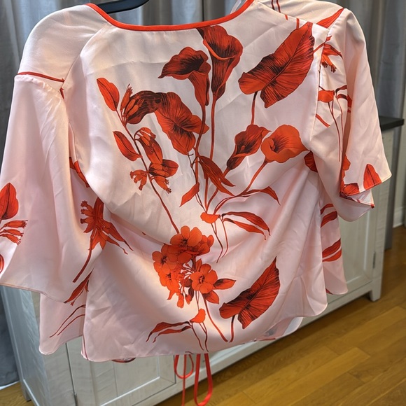 Ted Baker Melanie Fantasia Floral Kimono Top Size 0 - Picture 6 of 7